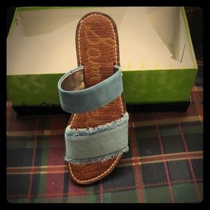 Sam Edelman denim slides